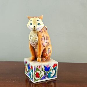 Jim Shore Vintage "Jasper" Cat Figurine